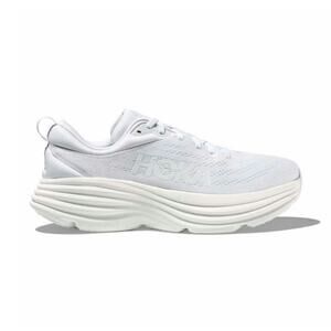 HOKA Men's White Bondi 8 Shoes NIB 10 D (READ)